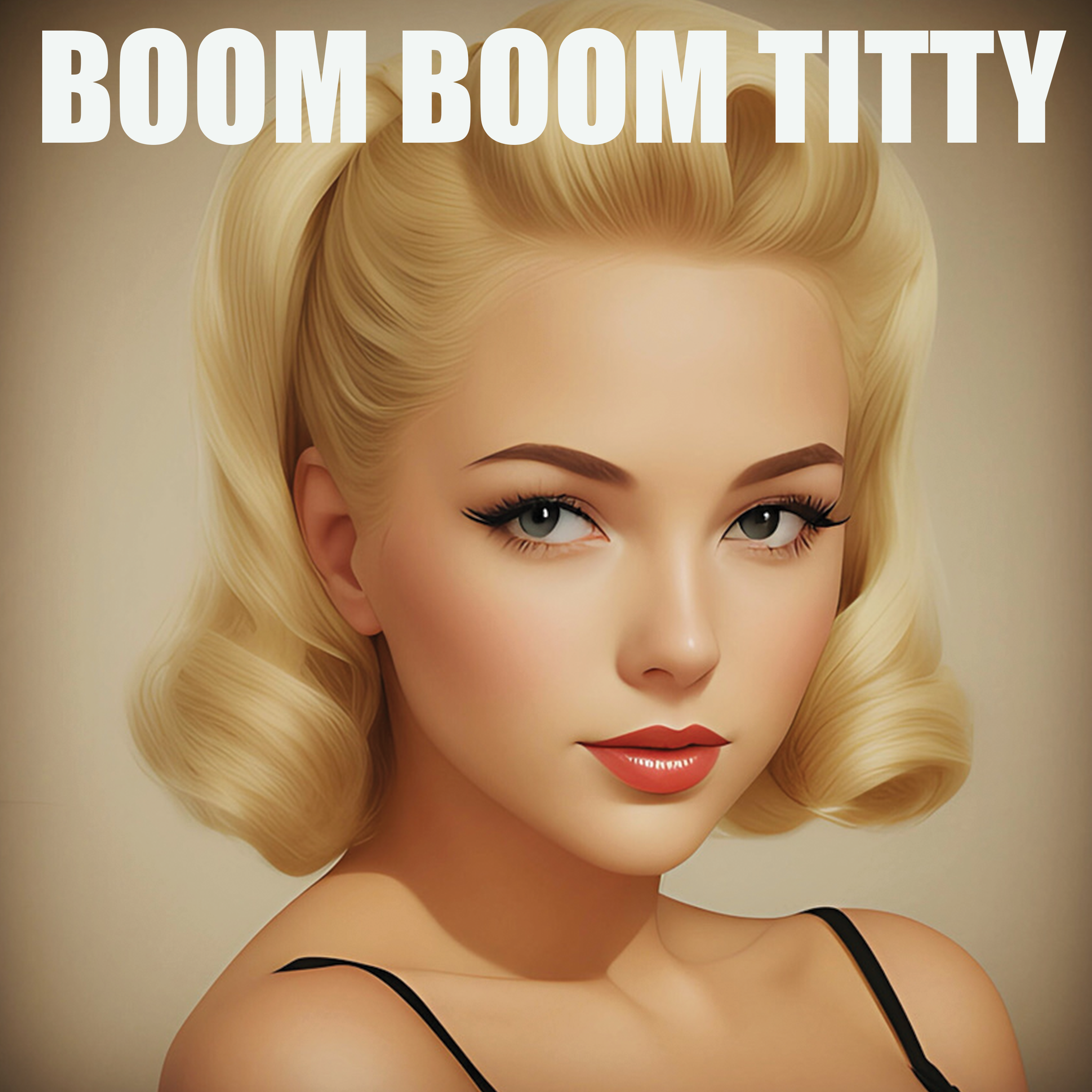 img src="Boom.png" striking blonde gazes inquisitively at the camera wondering what the boom boom will be">